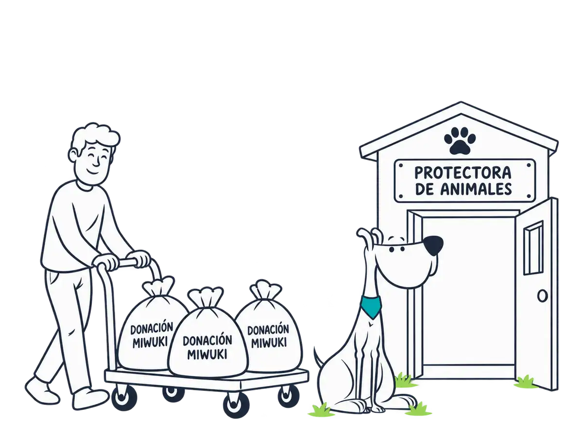 Donaciones de comida a protectoras