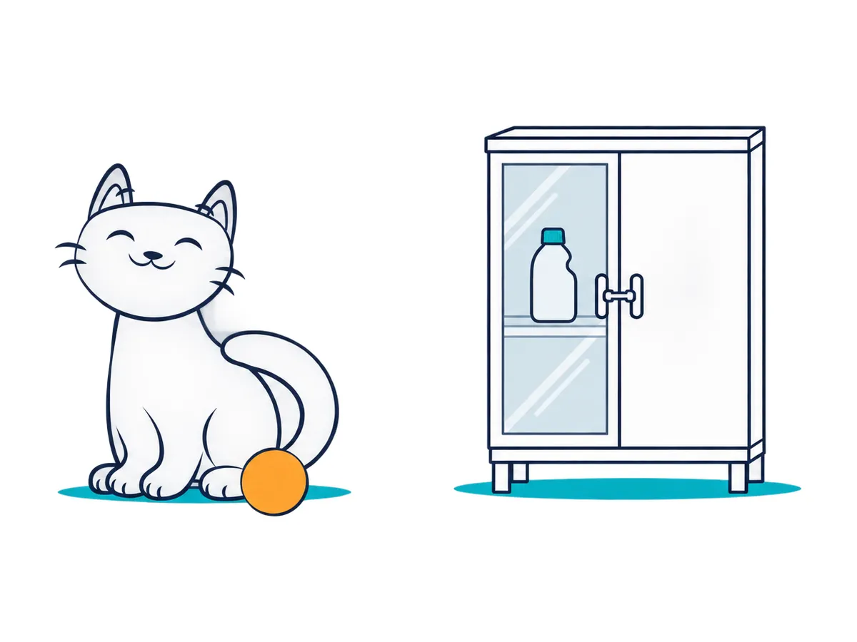 Cat bleach poisoning: symptoms and what to do