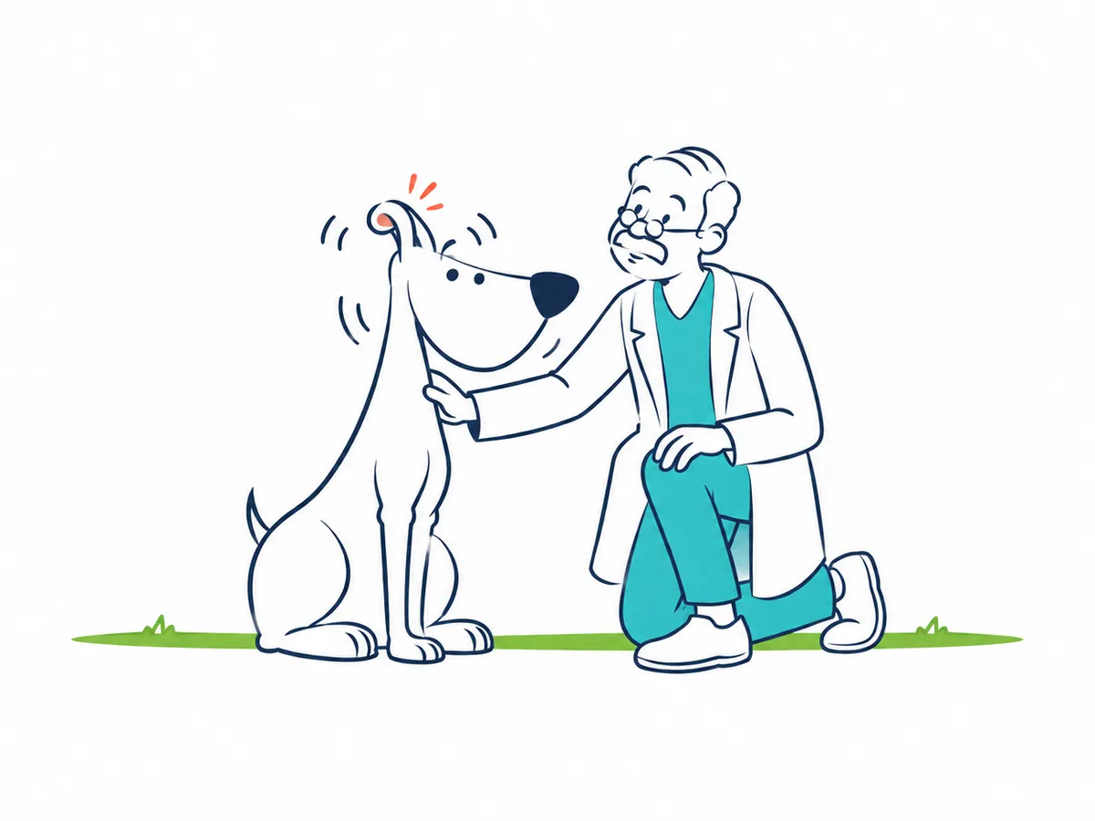 Mi perro sacude mucho la cabeza: causas y qué hacer