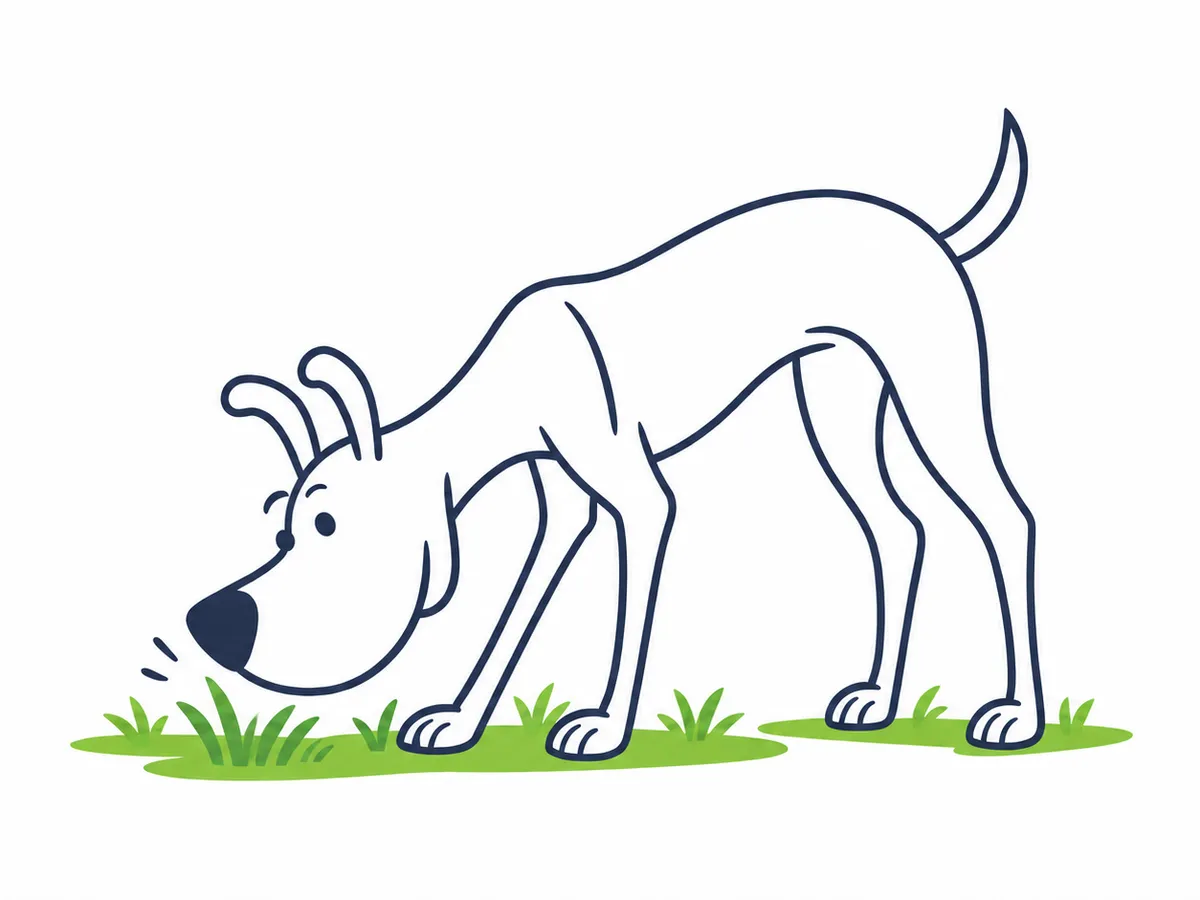 Por qué mi perro come hierba: causas y señales de alarma