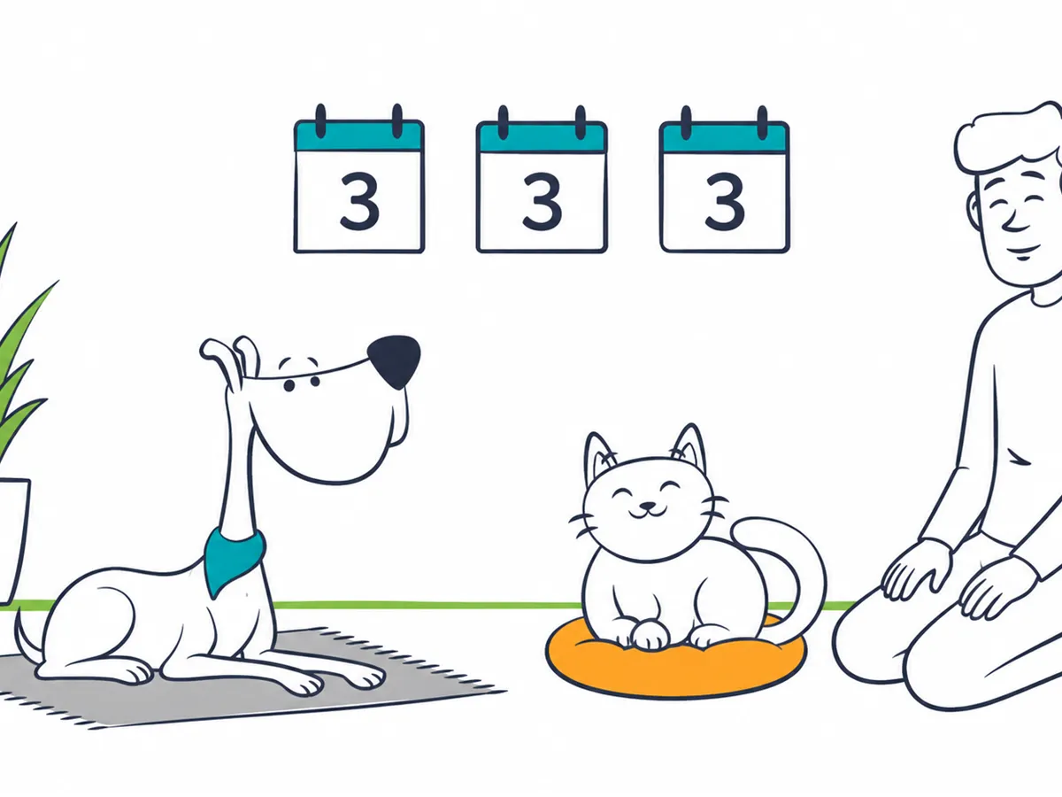 Regla 3-3-3 en perros: qué es y cómo aplicarla al adoptar