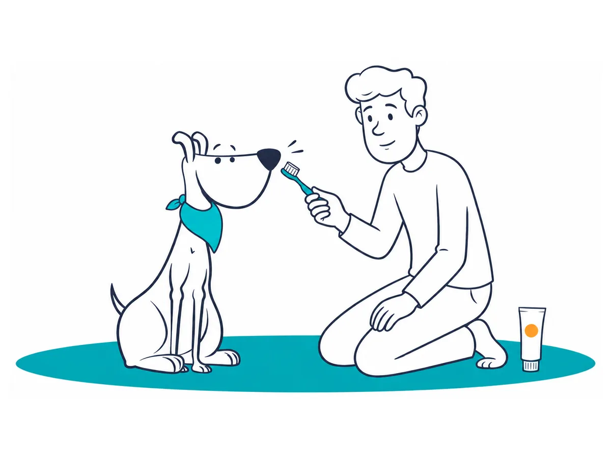Cómo limpiar los dientes a un perro: guía paso a paso