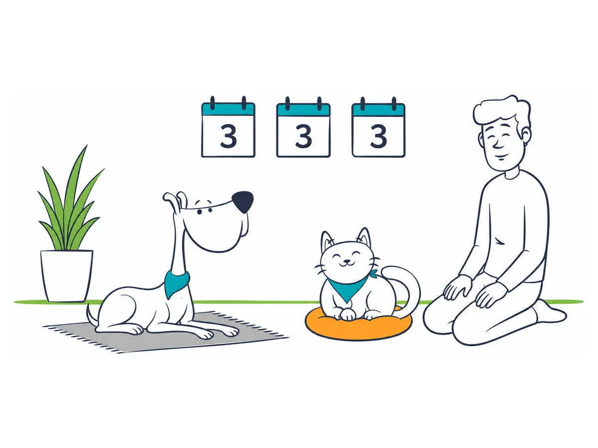 Regla 3-3-3 en perros: qué es y cómo aplicarla al adoptar