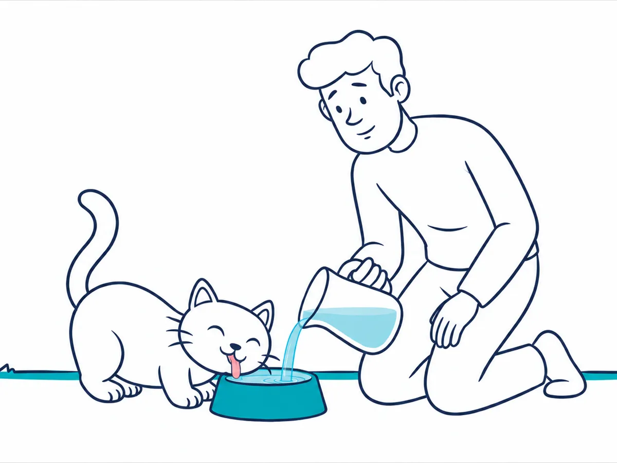 Mi gato bebe mucha agua: causas y cuándo preocuparse