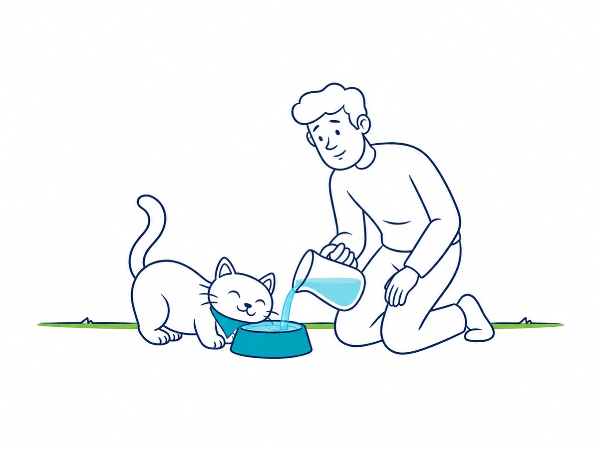 Mi gato bebe mucha agua: causas y cuándo preocuparse