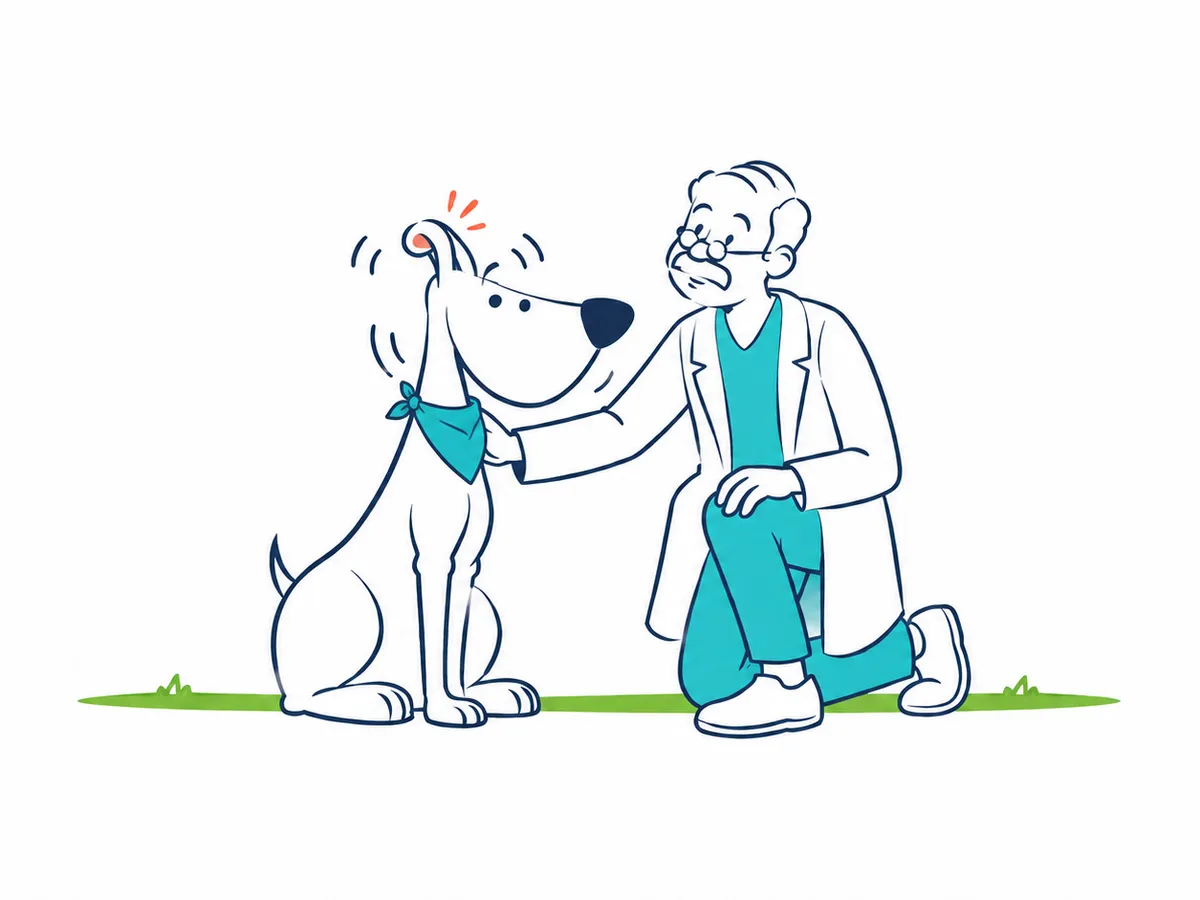 Mi perro sacude mucho la cabeza: causas y qué hacer