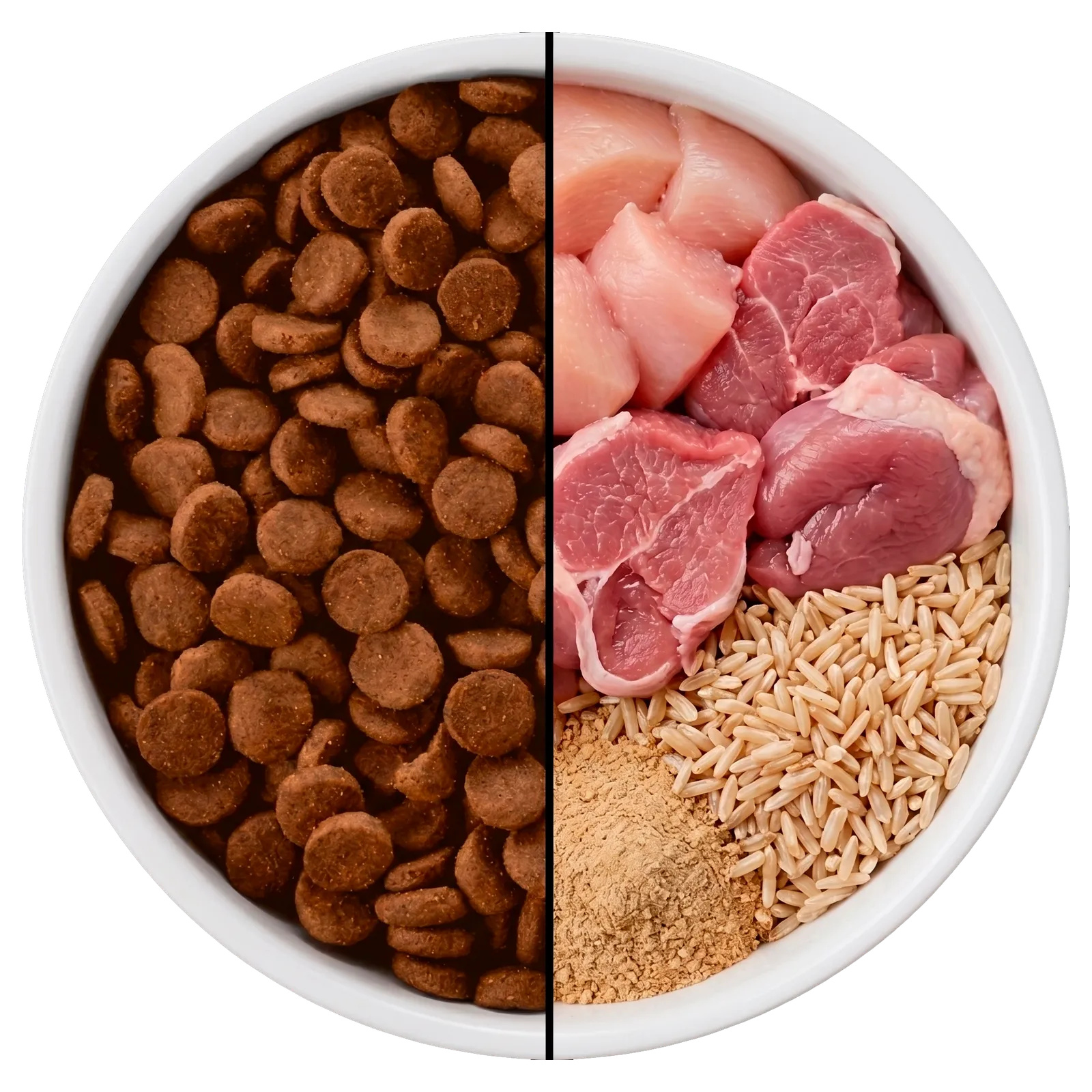 Miwuki Gourmet: dry food and main ingredients